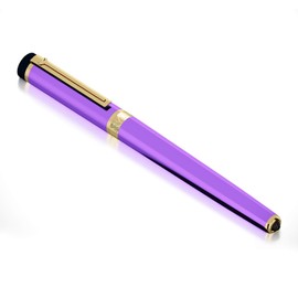 Dryden Designs Fountain Pen Fine Nib | Smooth Flow | Left-and Right-Handed | Decadent Purple