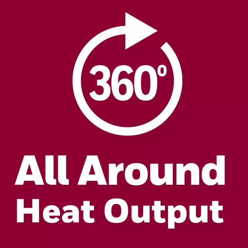 HONEYWELL 360 SURROUND FAN FORCED HEATER HHF360V, WHITE *NEW