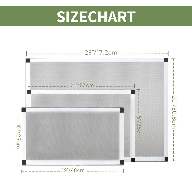 Expandable Window Screen Adjustable 304 Stainless Steel mesh Window Screen