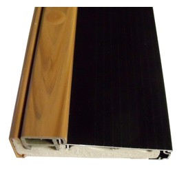 Exterior Inswing Threshold 4 9/16 inch with Composite Cap and Composite Bottom- Dark Bronze (36 inches Length -Uncut)