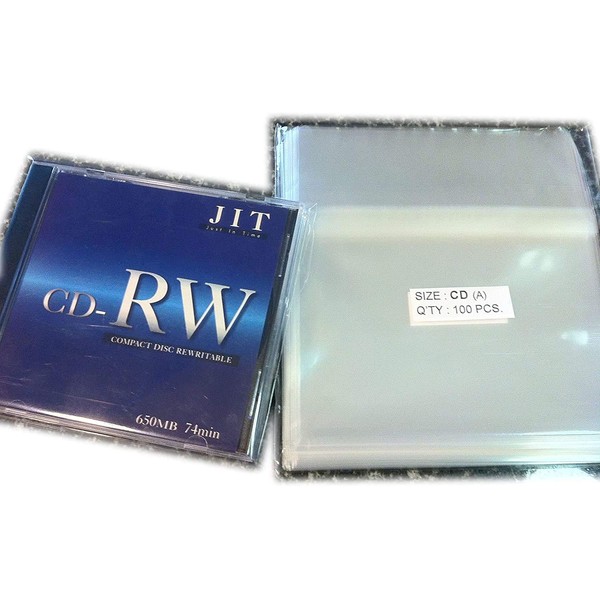 2000 Pcs Standard CD Jewel Case Cello Cellophane Bags (by UNIQUEPACKING)