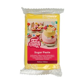 FunCakes Pasta di zucchero gialla, 250 gr
