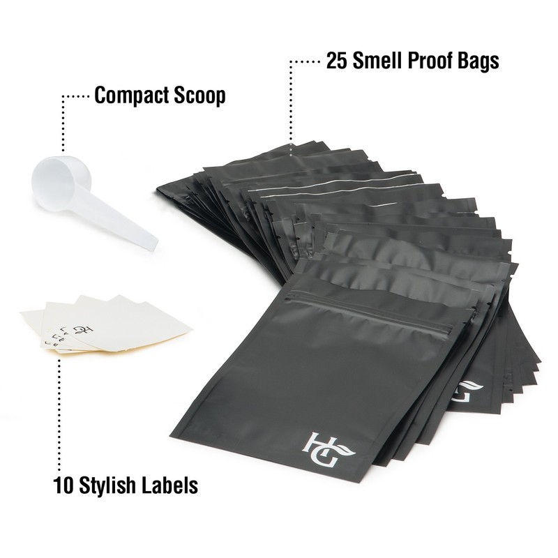 Herb Guard Smell Proof Bags by (3 x 4 inches)