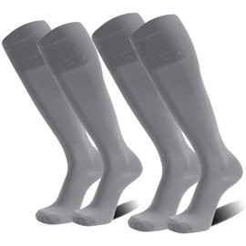 Softball Socks 2 Pairs Team Sport Knee High Cushion Outdoor Soccer Socks for Adult Youth Kids