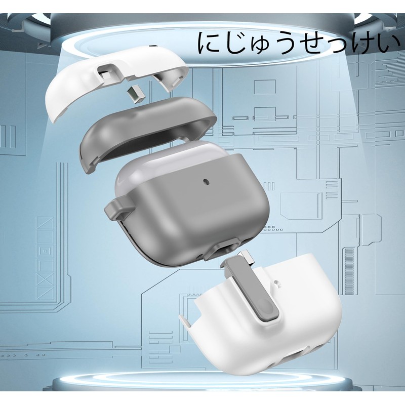 Anlalish Compatible Airpods 4th Generation Case Compatible with Carabiner Stylish
