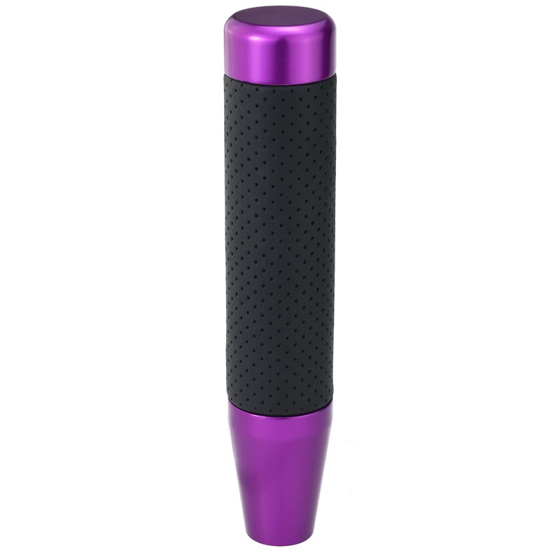 Lunsom 180mm Long Metal Shift Lever Gear Shift Knob PU