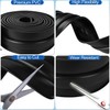 MYFAMIREA Garage Door Bottom Seals Rubber 10FT Weather Stripping Weatherproof