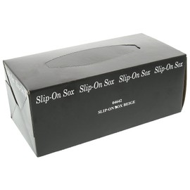 Justin Blair Disposable Slip On Socks 144 Pieces Beige