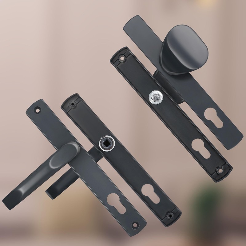 KOTARBAU® Handle Knob Set 90 mm Profile Cylinder Door Handle