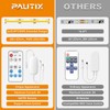 PAUTIX COB LED Strip Light 65.6ft/20m,Work with Alexa/Google Assistant,9600 LEDs