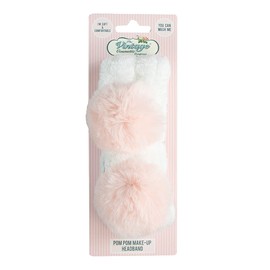 The Vintage Cosmetic Company Cosmetic Clutch Bag Once Upon a Time Faux Leather Makeup Accessory Blue Design