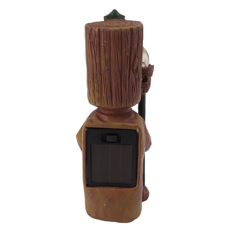Solar Garden Outdoor Light Torch Figurine Warm Light Landscape Ground
