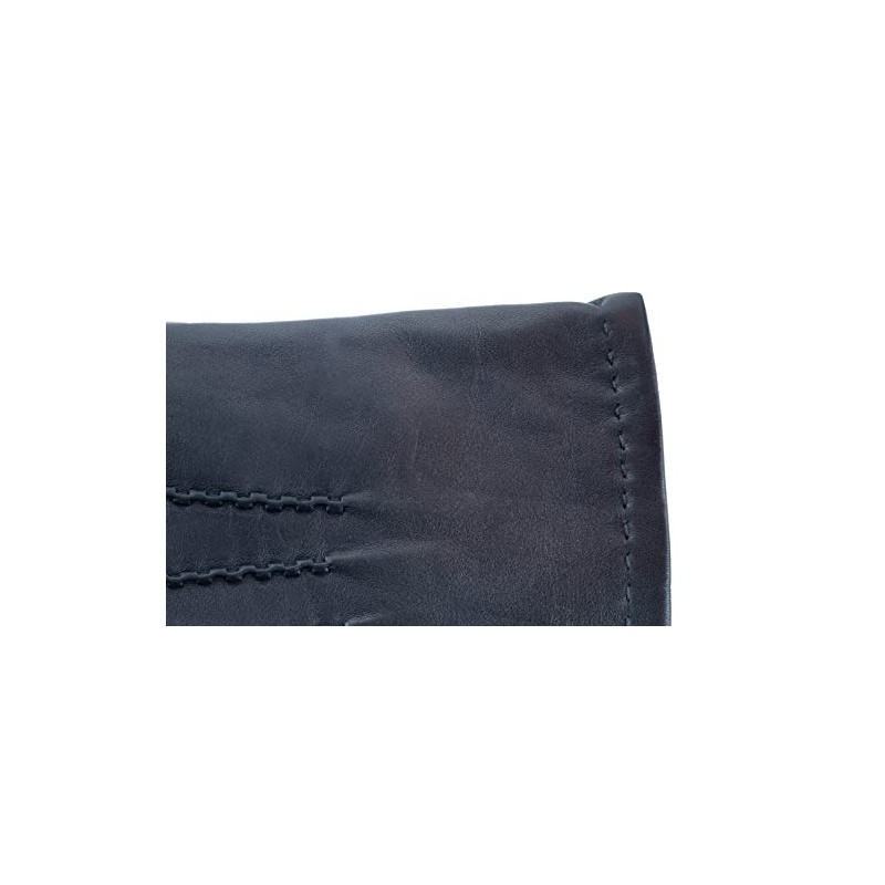 EEM Mens Soft Italian Leather Gloves Soft Fleece Lined Classic