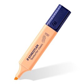 STAEDTLER - Set de 6 Resaltadores Pastel Textsurfer Classic, Colores Surtidos, Tinta a Base de Agua, 1-5mm, 364 CWP6PA