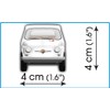 COBI Youngtimer Collection Fiat Abarth 595 Vehicle