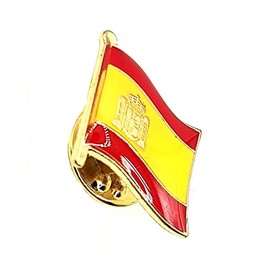Spain Spain Espanol Metal Enamel Country Flag Pin Badge, Metal