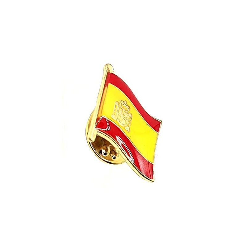 Spain Spain Espanol Metal Enamel Country Flag Pin Badge, Metal