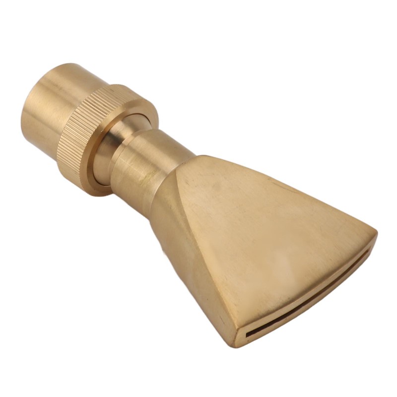 Fan Shaped Fountain Nozzle Copper Adjustable Uniform Water Spray Fan