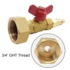 BesNPT RV Winterize Blowout Ball Valve Adapter with 1/4" Quick