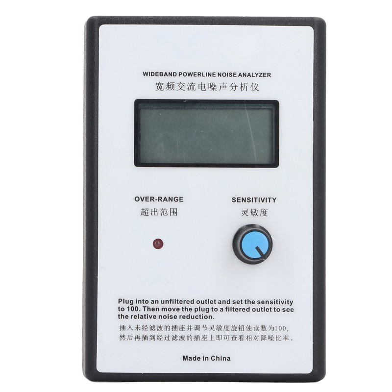 Noise Analyzer LCD Display Broadband 300KHz‑700KHz EMI AC Power Noise