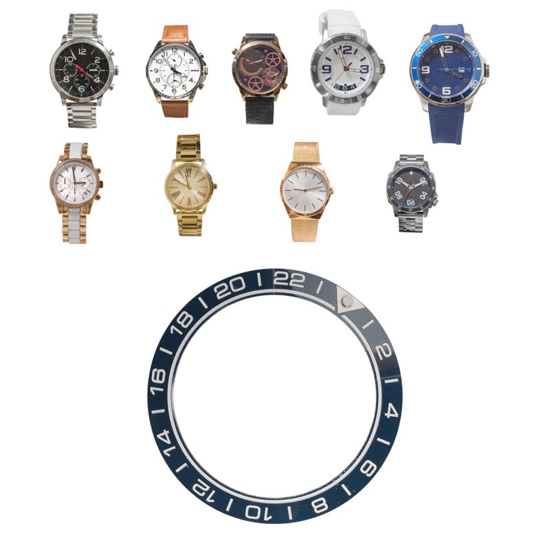 Ceramic Watch Bezel Ring Professional 41.5mm Watch Bezel Insert Replacement