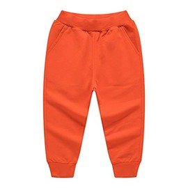 HAXICO Unisex Kids Solid Cotton Elastic Waist Winter Pants Toddler Baby Bottoms Active Sweatpants