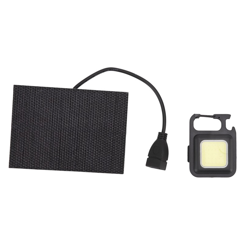Monocrystalline Solar LED Light 5W IP68 Waterproof USB Rechargeable Solar