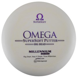 Millennium Supersoft Omega Big Bead Putter Golf Disc [Colors May Vary] - 165-169g