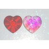 SC Kristall 2 Austrian Crystal Heart Prisms 28 mm Ruby