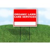 Organic Lawn Care Services Write On Me Red 18x24 in