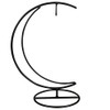moin moin 2109DH292 Hanging Base, Exhibition Hook, Iron, Moon Shape,