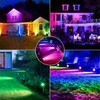 CLY Solar 6 in 1 RGB Spotlights Outdoor Garden, 10