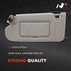 A-Premium Left & Right Sun Visor with Mirror - Compatible