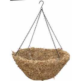 Topiary Art Works 24" Sphagnum Moss Hanging Basket with Chain Hanger