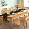 Nepnuser Juneteenth Table Runner Black History Month Kwanzaa African American