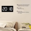 Acrylic 3D Wall Clock Remote Control Electronic Clock Convex Body
