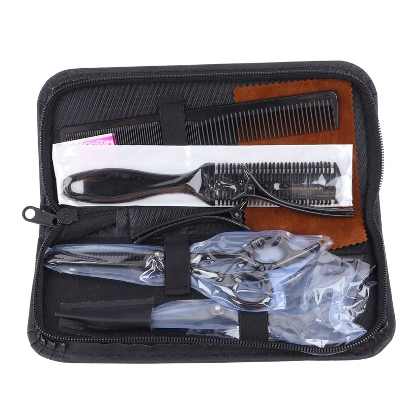 Barber Scissors Set Professional Kit Hair Styling Shearing Tool with