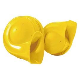 HELLA 012010821 Yellow Trumpet Horn Kit, 12 V, 400/500 Hz (Universal Fit)