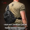 WOLF TACTICAL Compact EDC Sling Bag - Concealed Carry Shoulder