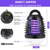Bug Zapper, Rechargeable Mosquito Zapper Indoor Outdoor, UV Light Mosquito