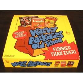 Wacky Packages Old School Series 2 Display Box with 24 Sealed Packs and Poster