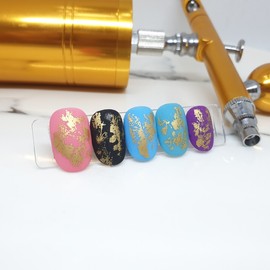 The man's color handmade nail tips - Long Round Square / 그남자칼라 수제네일팁 - 롱라운드스퀘어