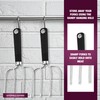 Andrew James Stainless Steel Carving Fork Set 2-Piece Meat Forks