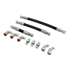 Lizixny High Pressure Oil Pump Hoses Lines & Crossover Fittings Kit, HPOP Hoses Lines Kit Replacement Compatible with 1994-1997 OBS Ford 7.3L Engines