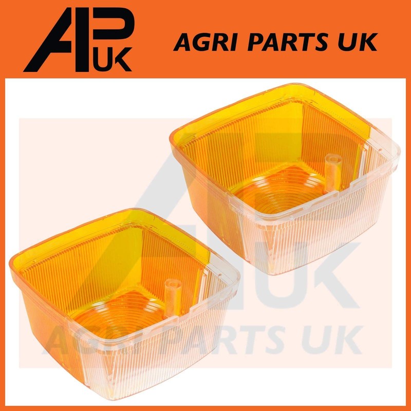 APUK 2x Front Side Light Lamp Lens Replacement for International