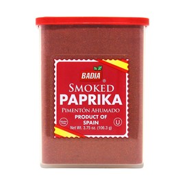 Badia Smoked Paprika, 3.75 oz - Rich, Smoky Flavor for Cooking, Grilling & Seasoning, All-Natural Spice
