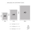 NAKLEO DIY Reusable Plastic Stencil - 15 x 21 cm