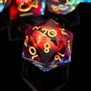 Single Liquid core D20 DND Dice-22MM Dargon Eye 20 sideds