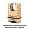 Master Lock ProSeries Brass Padlock, Set Your Own Combination Lock,