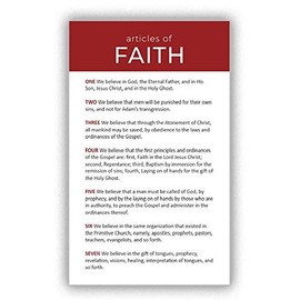 Articles of Faith Pocket Card